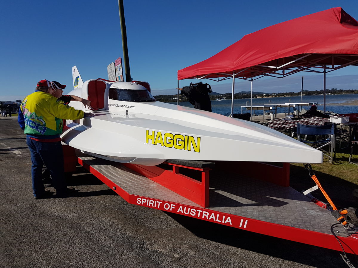 Spirit of Australia II's First Public Appearance - Warby Motorsport